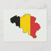 Belgien Flag Karte (Vorderseite)