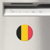 Belgien Flag Magnet (In Situ (Geschirrspüler))