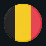Belgien Flag Magnet<br><div class="desc">Magnet mit der Nationalflagge Belgiens.</div>