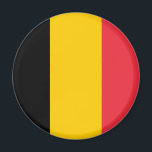 Belgien Flag Magnet<br><div class="desc">Magnet mit der Nationalflagge Belgiens.</div>