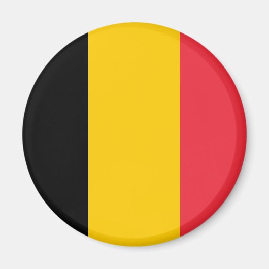 Belgien Flag Magnet (Vorne)