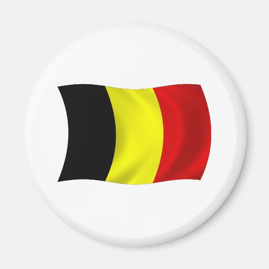 Belgien Flag Magnet (Vorne)