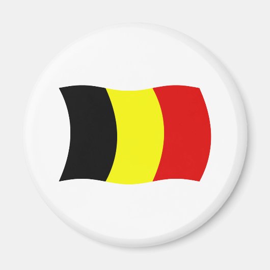 Belgien Flag Magnet (Vorne)