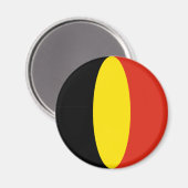 Belgien Flag Magnet (Vorderseite/Rückseite)