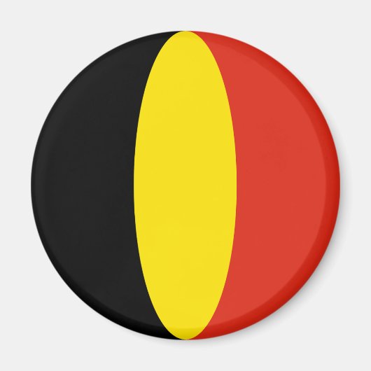 Belgien Flag Magnet (Vorne)