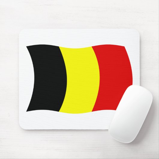 Belgien Flag Mousepad (Mit Mouse)