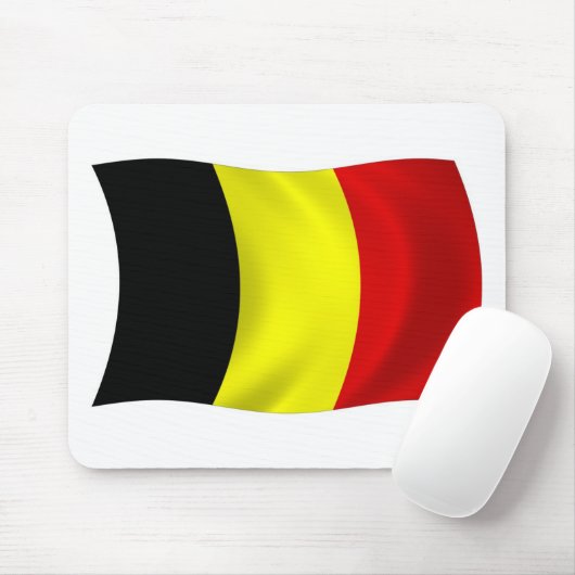 Belgien Flag Mousepad (Mit Mouse)