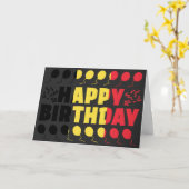 Belgien Flag Patriotic Birthday Karte (Gelbe Blume)