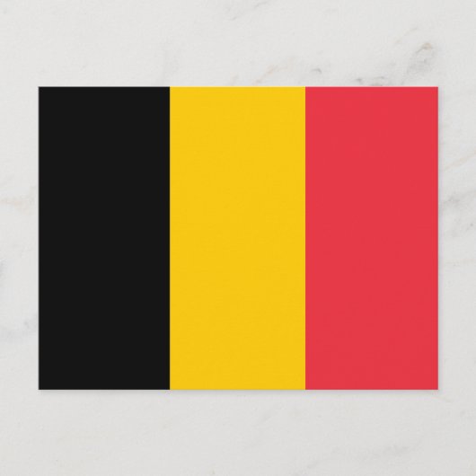 Belgien Flag Postkarte (Vorderseite)
