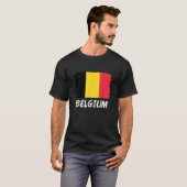 Belgien Flag T Shirt (Vorne ganz)