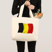 Belgien Flag Tote Bag Jumbo Stoffbeutel (Vorderseite (Produkt))