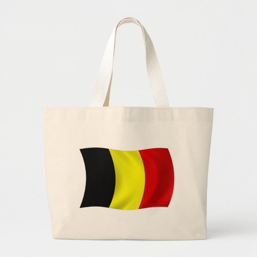 Belgien Flag Tote Bag Jumbo Stoffbeutel (Vorne)