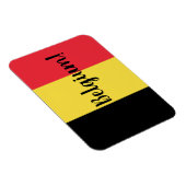 Belgien - Flag und Text Magnet (Rechte Seite)