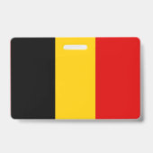 Belgien-Flagge Ausweis (Rückseite)