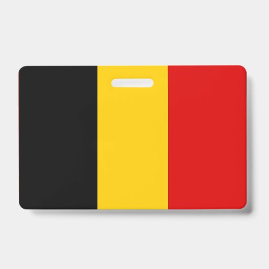 Belgien-Flagge Ausweis (Vorderseite)