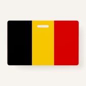Belgien-Flagge Ausweis (Rückseite)