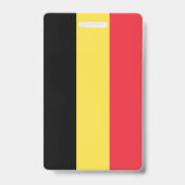 Belgien-Flagge Ausweis (Rückseite)