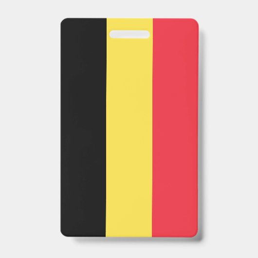 Belgien-Flagge Ausweis (Vorderseite)