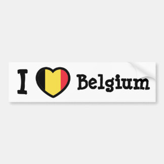 Belgien-Flagge Autoaufkleber