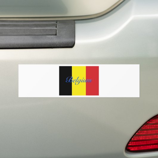 Belgien-Flagge Autoaufkleber (Auf Auto)
