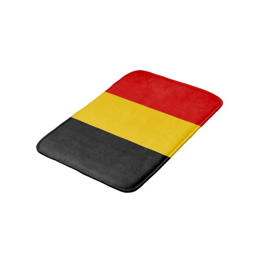 Belgien-Flagge Badematte (Schrägansicht)