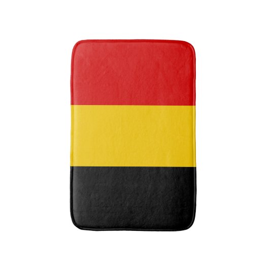 Belgien-Flagge Badematte (Vorderseite Vertikal)