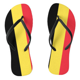 Belgien-Flagge Badesandalen