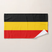 Belgien-Flagge Badhandtuch Set (Handtuch)