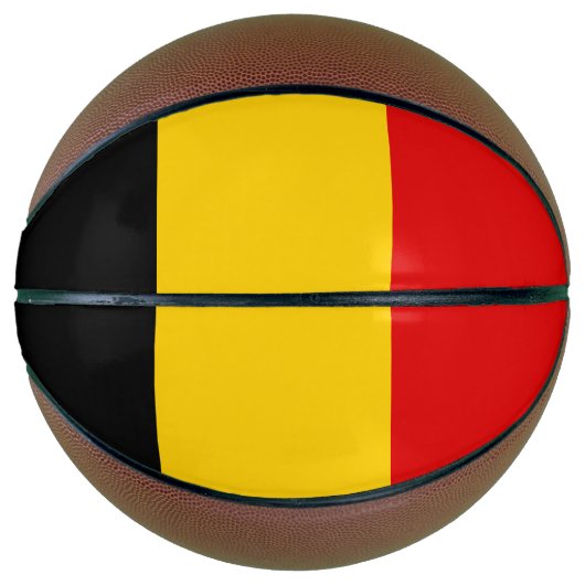 Belgien-Flagge Basketball (Vorderseite)