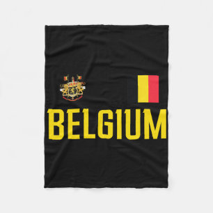 Belgien-Flagge Belgie Fußbll Fußball Fan Männer Fr Fleecedecke