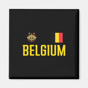 Belgien-Flagge Belgien Fußball-Fan Männer Frauen K Magnet