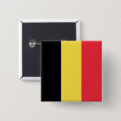 Belgien-Flagge Button (Vorne & Hinten)