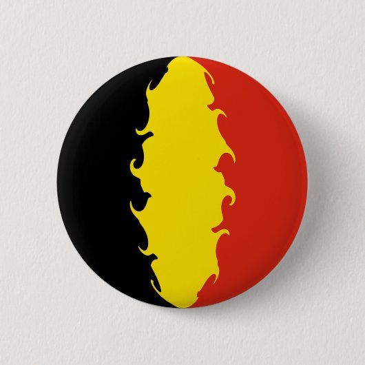 Belgien-Flagge Button (Vorderseite)