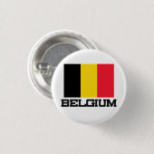 Belgien-Flagge Button (Vorne & Hinten)