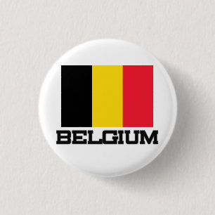 Belgien-Flagge Button