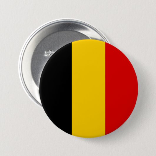 Belgien-Flagge Button (Vorne & Hinten)