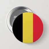 Belgien-Flagge Button (Vorne & Hinten)