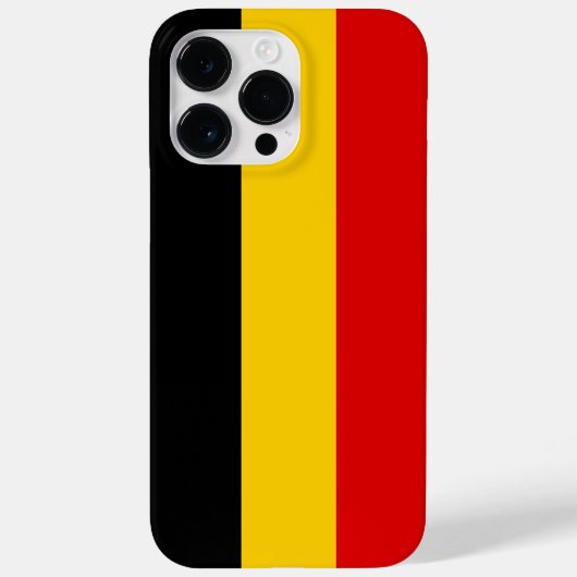 Belgien-Flagge Case-Mate iPhone Hülle (Rückseite)