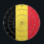 Belgien-Flagge Dartscheibe<br><div class="desc">Belgien-Flagge</div>