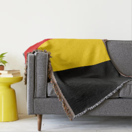 Belgien-Flagge Decke