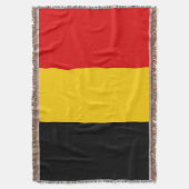 Belgien-Flagge Decke (Vorderseite Vertikal)