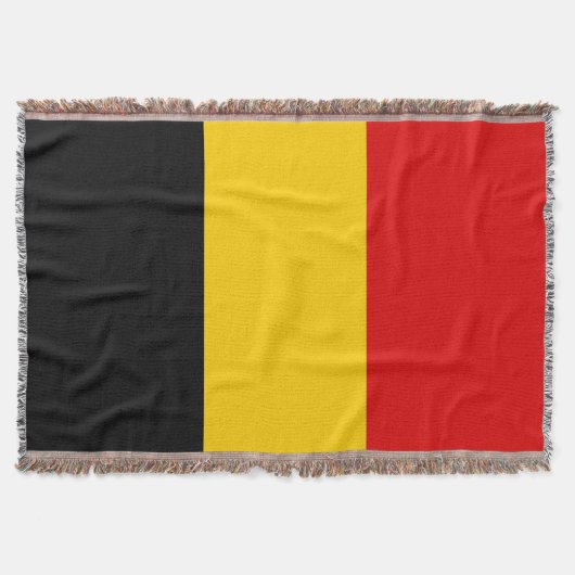 Belgien-Flagge Decke (Vorderseite)