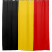 Belgien-Flagge Duschvorhang (Vorderseite)