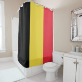 Belgien-Flagge Duschvorhang (Beispiel)