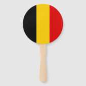 Belgien-Flagge Fächer (Rückseite)