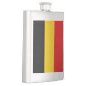 Belgien-Flagge Flachmann (Rechts)