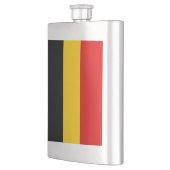 Belgien-Flagge Flachmann (Links)