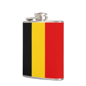 Belgien-Flagge Flachmann (Links)