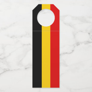 Belgien-Flagge Flaschenanhänger