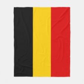 Belgien-Flagge Fleecedecke (Vorderseite)
